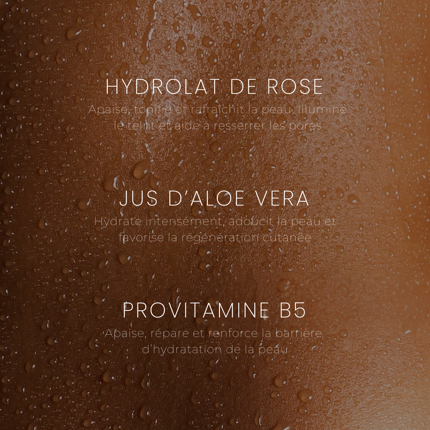 Lotion tonique hydratante à la rose et à l'aloe vera – Eau florale apaisante et naturelle