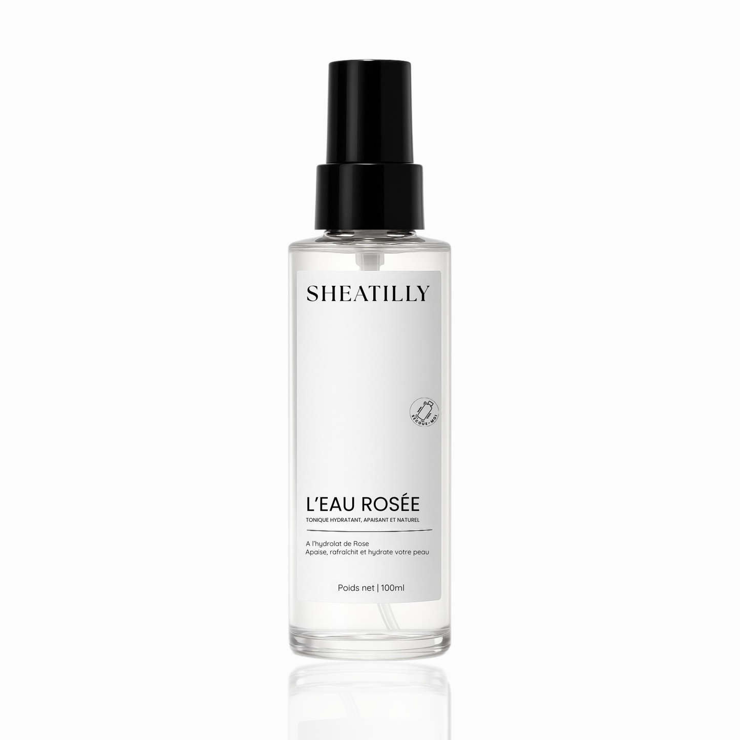 Lotion tonique hydratante à la rose et à l'aloe vera – Eau florale apaisante et naturelle