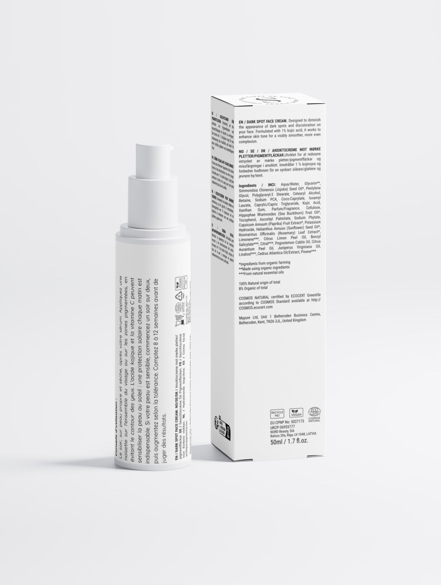Dark Spot Face Cream with Kojic Acid
