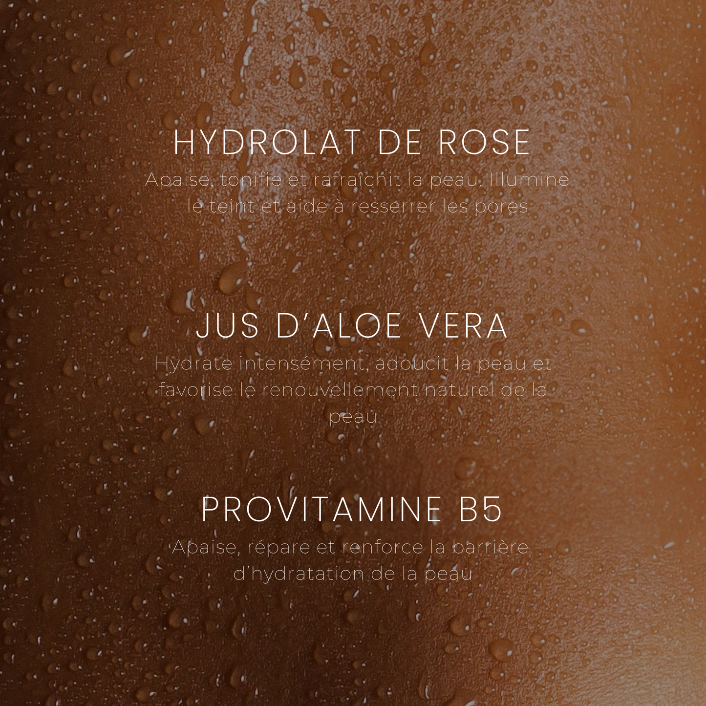 Lotion tonique hydratante à la rose et à l'aloe vera – Eau florale apaisante et naturelle