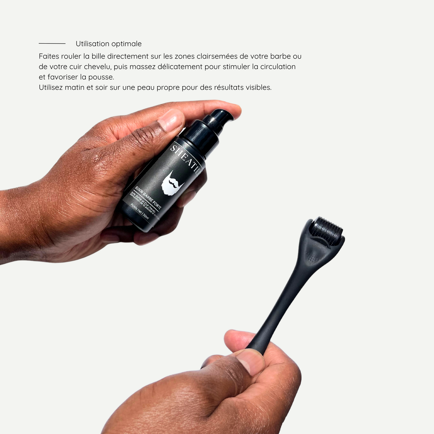 Élixir Barbe Forte - Huile barbe & Cuir Chevelu